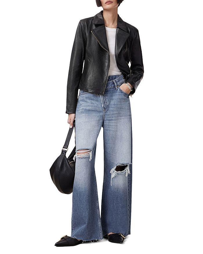 ALL SAINTS Vela Leather Biker Jacket