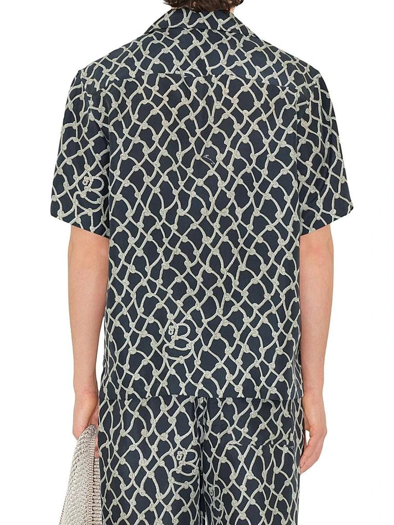 Burberry Knot Printed Silk Camp Shirt 5