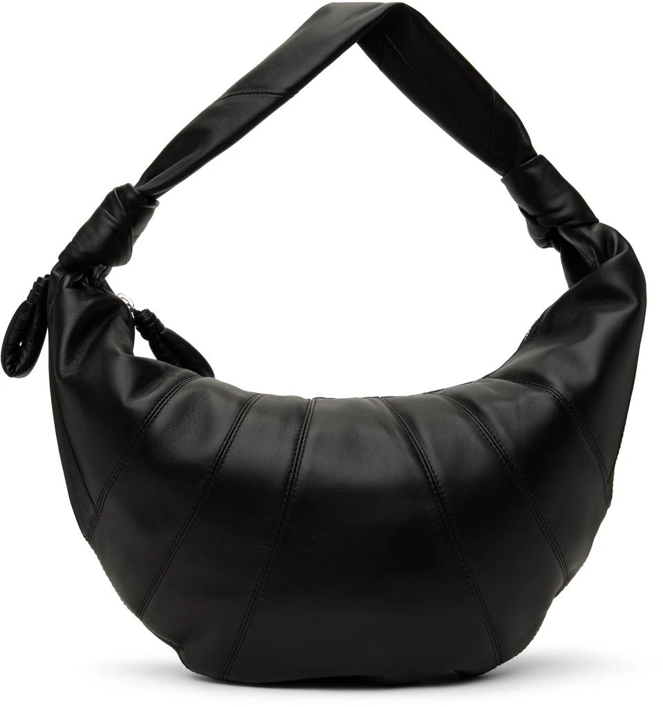Lemaire Black Fortune Croissant Bag 1