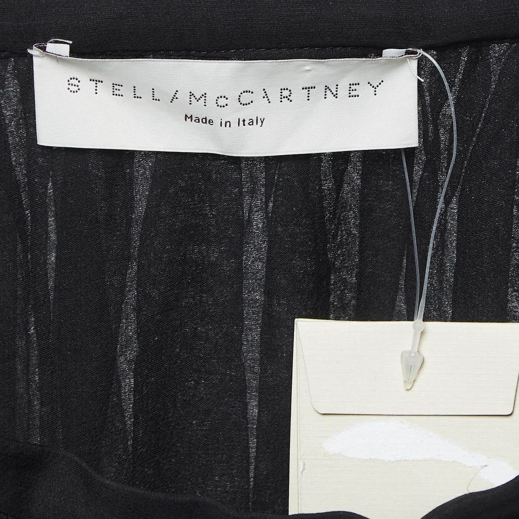 Stella McCartney Stella McCartney Black Silk Tiered Mini Skirt S 4