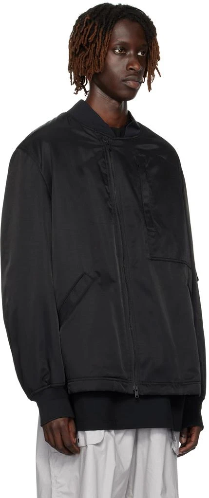 Y-3 Black Utility Bomber Jacket 2