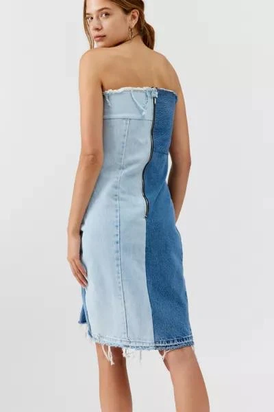 Urban Renewal Urban Renewal Remade Pieced Denim Mini Dress 5