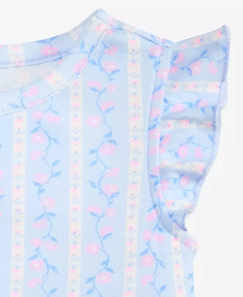 First Impressions Baby Girls
 Linear Floral-Print Flutter-Sleeve Dress, Macy
s Exclusive 3