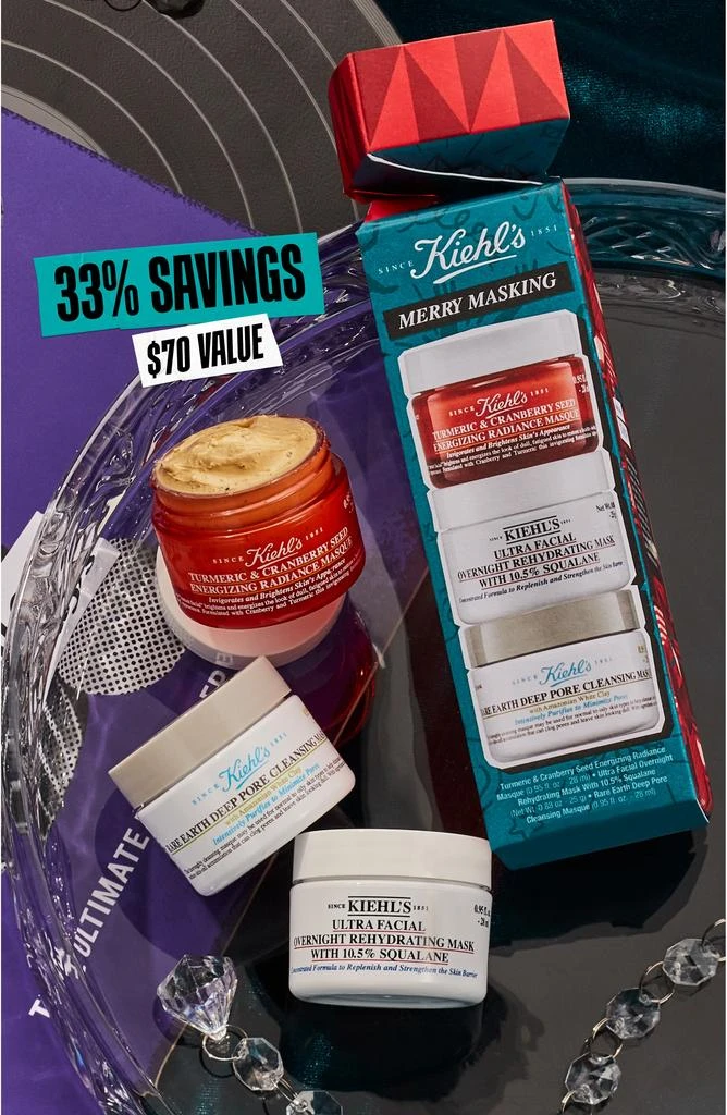 Kiehl's Merry Masking Set $70 Value 6