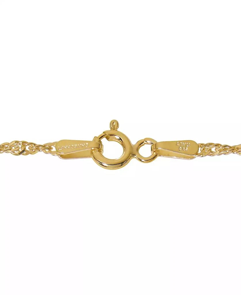 Giani Bernini 18K Gold over Sterling Silver Ankle Bracelet 2
