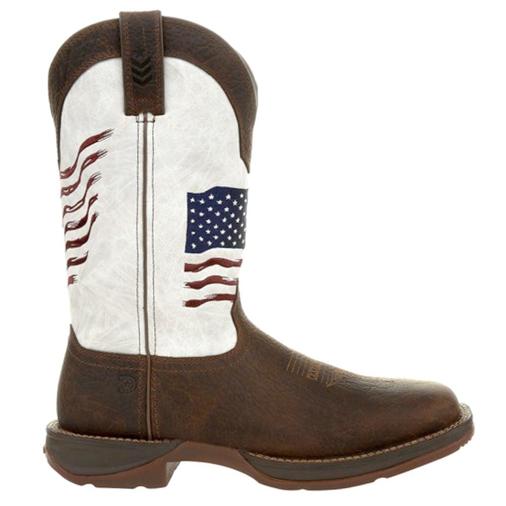 Durango Durango Distressed Flag Embroidery Western Boot