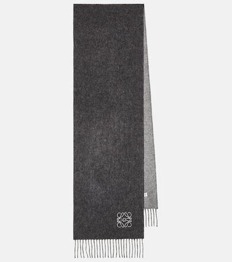 Loewe Anagram wool and cashmere scarf