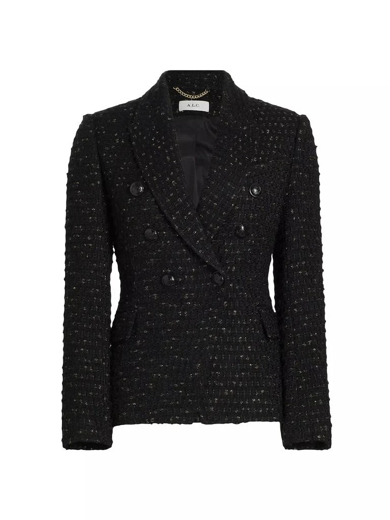 A.L.C. Chelsea Metallic Tweed Blazer 1