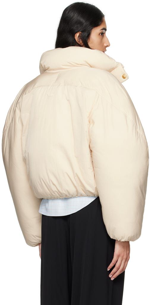 Jacquemus Off-White La Casa 'La doudoune courte Caraco Jacquemus Off-White La Casa 'La doudoune courte Caraco