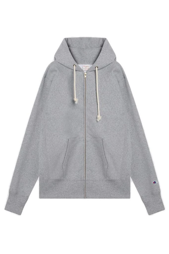 CHAMPION Champion Logo Embroidered Drawstring Hoodie 1