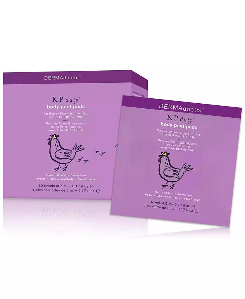 DERMAdoctor KP Duty Body Peel Pads, 10-Pk.