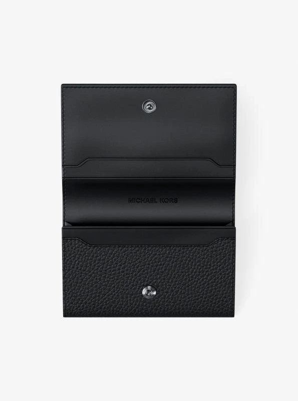 Michael Kors Hudson Pebbled Leather Card Case 2