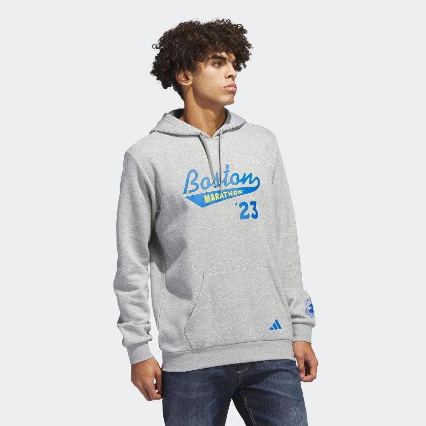 adidas Men's adidas Boston Marathon 2023 Classic Graphic Hoodie 2