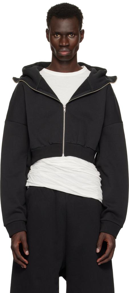 Entire Studios Black Eternal Zip Hoodie - Hoodies - Compare