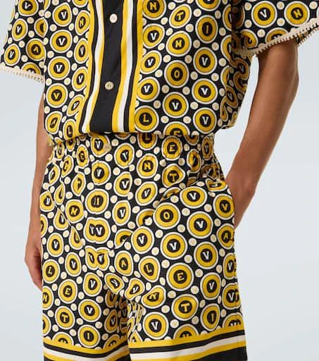 Valentino Printed cotton poplin shorts 5