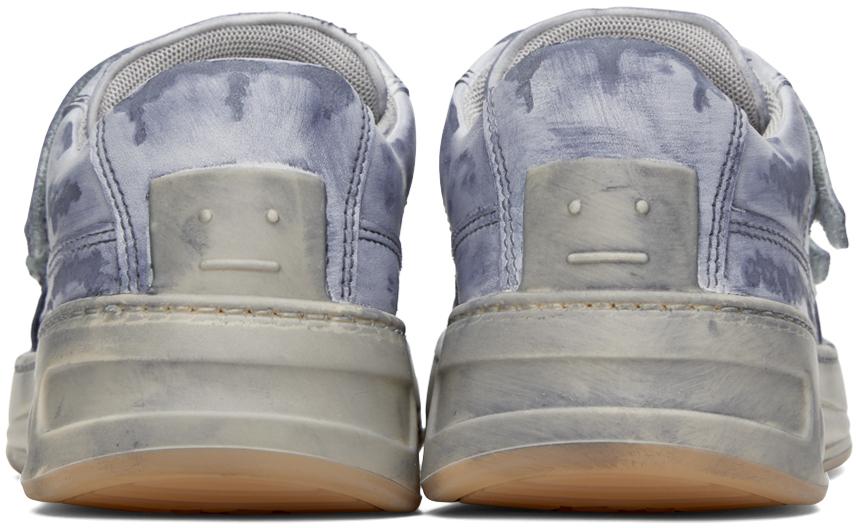 Acne Studios Blue Velcro Strap Sneakers