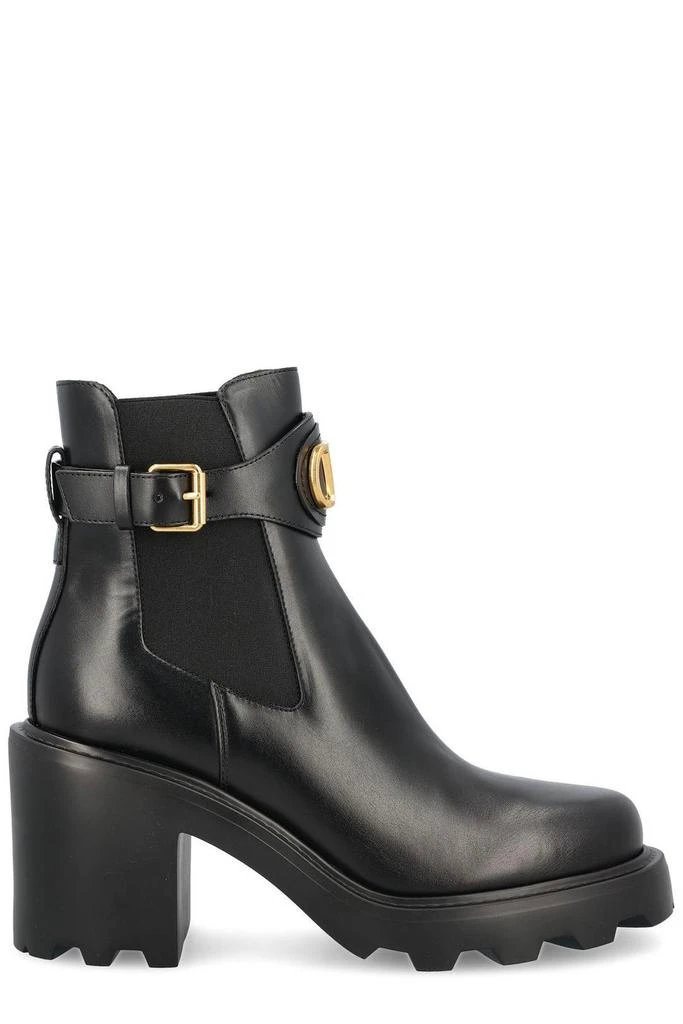 Valentino Valentino VLogo Signature Round Toe Ankle Boots 1