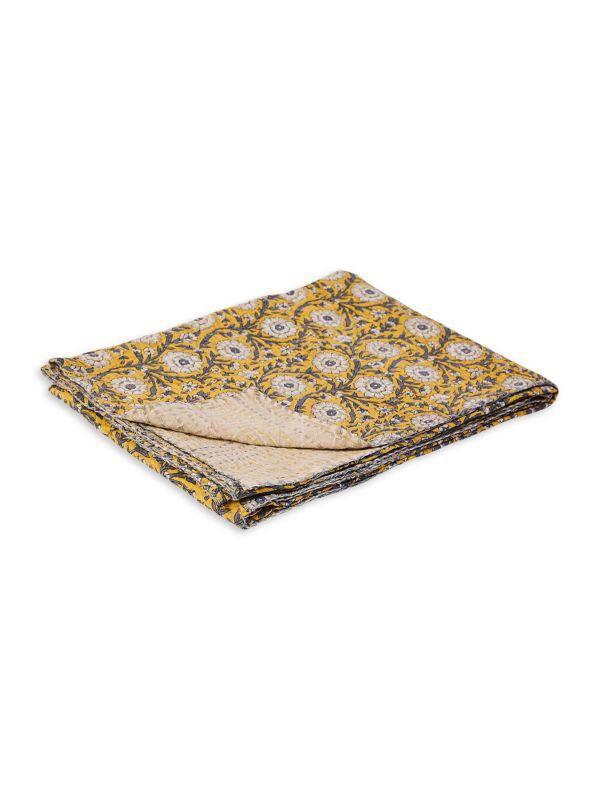 TAJ HOTEL Taj Hotel Kantha Cotton Throw