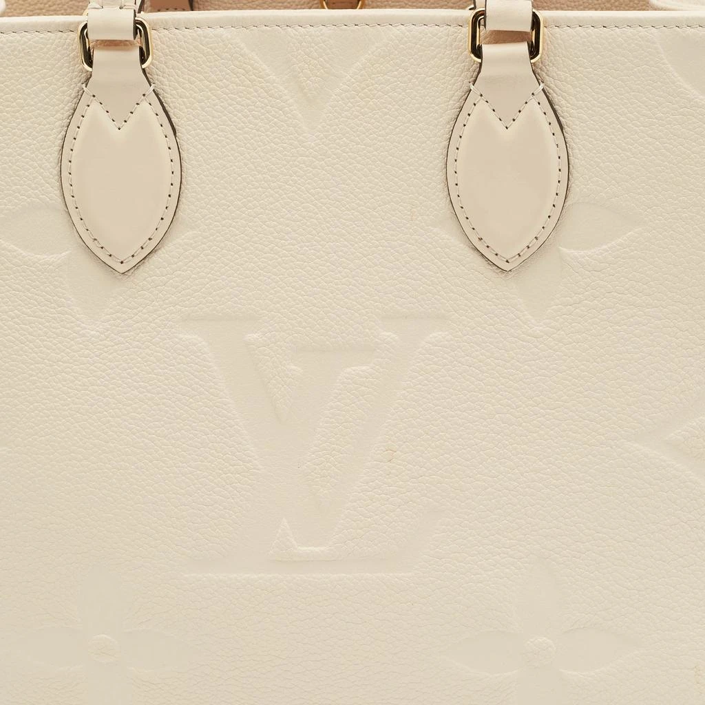 Louis Vuitton Louis Vuitton Cream Monogram Empriente Leather Giant Onthego MM Bag 5