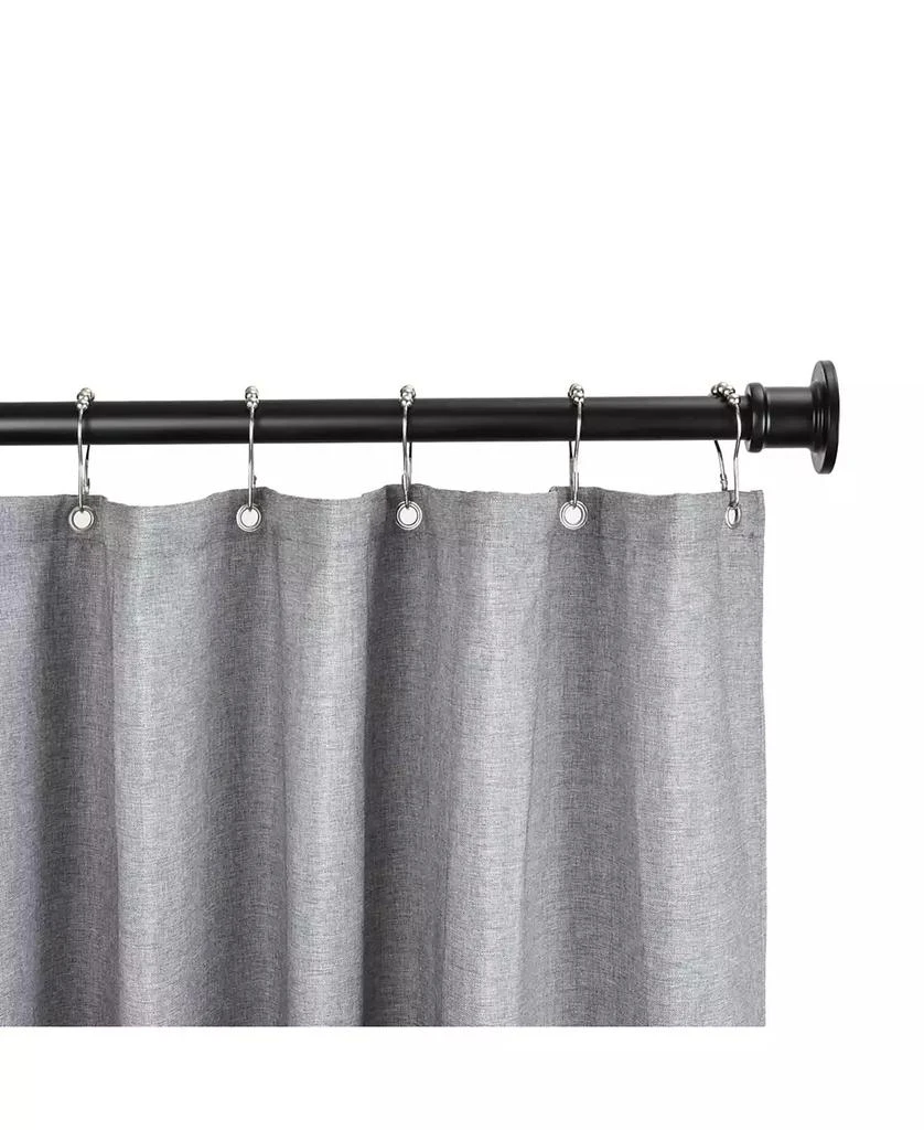 Cameo Adjustable Shower Curtain Rod 42” -72”, Spring tension Stainless Steel Telescoping Rod, Heavy Duty, Rust Resistant, 6