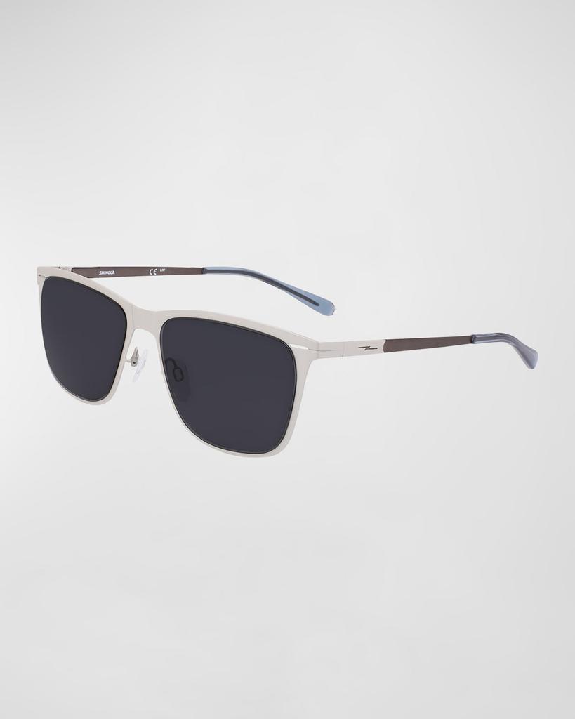 Shinola Men's Metal Rectangle Sunglasses