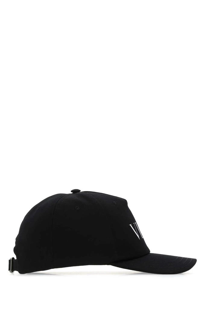Valentino BLACK GABARDINE BASEBALL CAP 2