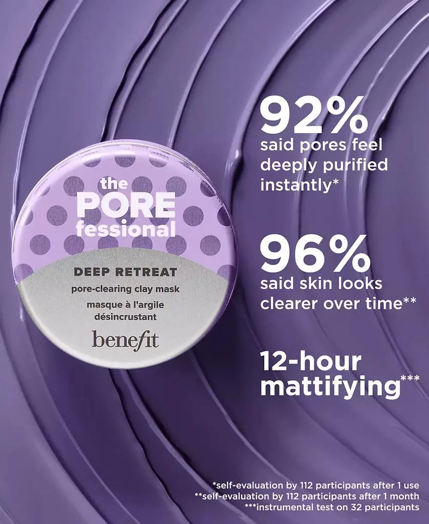 Benefit Cosmetics The POREfessional Deep Retreat Pore-Clearing Clay Mask Mini 9