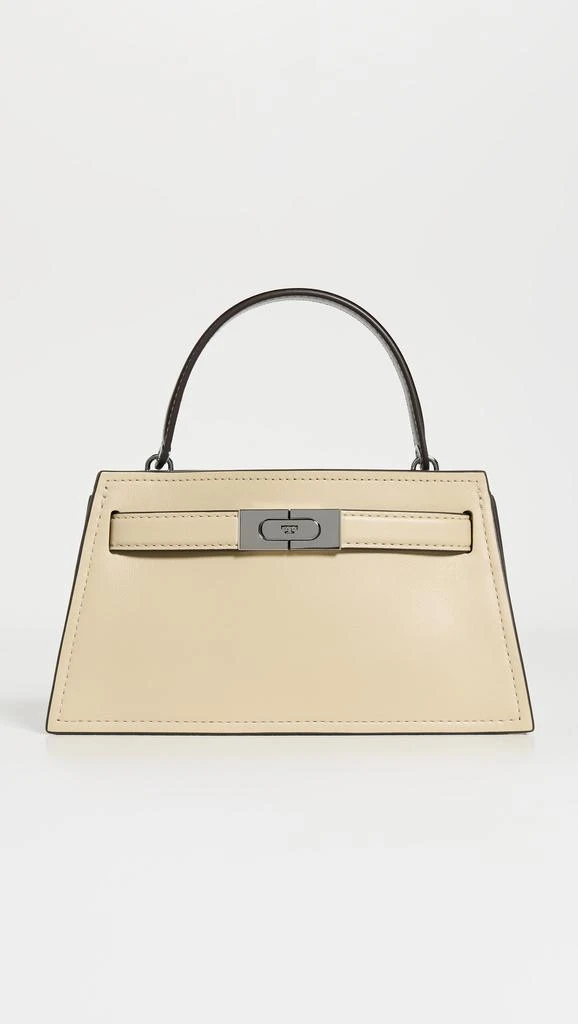 Tory Burch Lee Radziwill Pebbled Top Handle Petite Bag 1