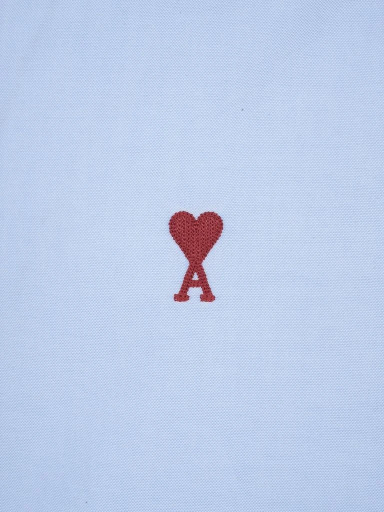 AMI Ami de Coeur Logo Embroidered Buttoned Shirt 3