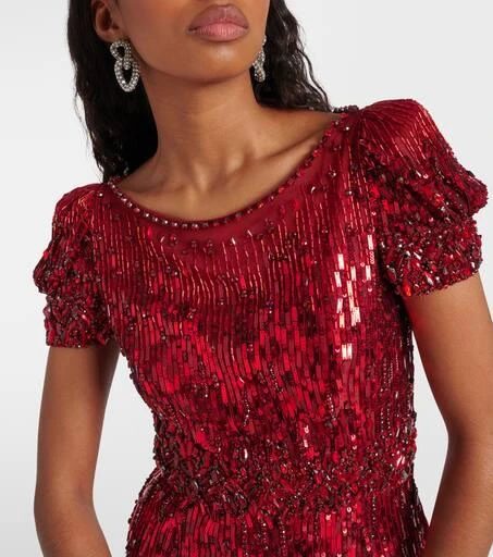 Jenny Packham Sungem sequined gown 4
