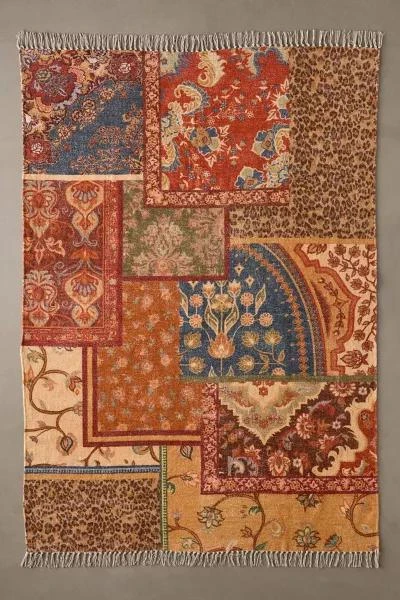 Urban Outfitters Priscilla Patchwork Printed Rug 1
