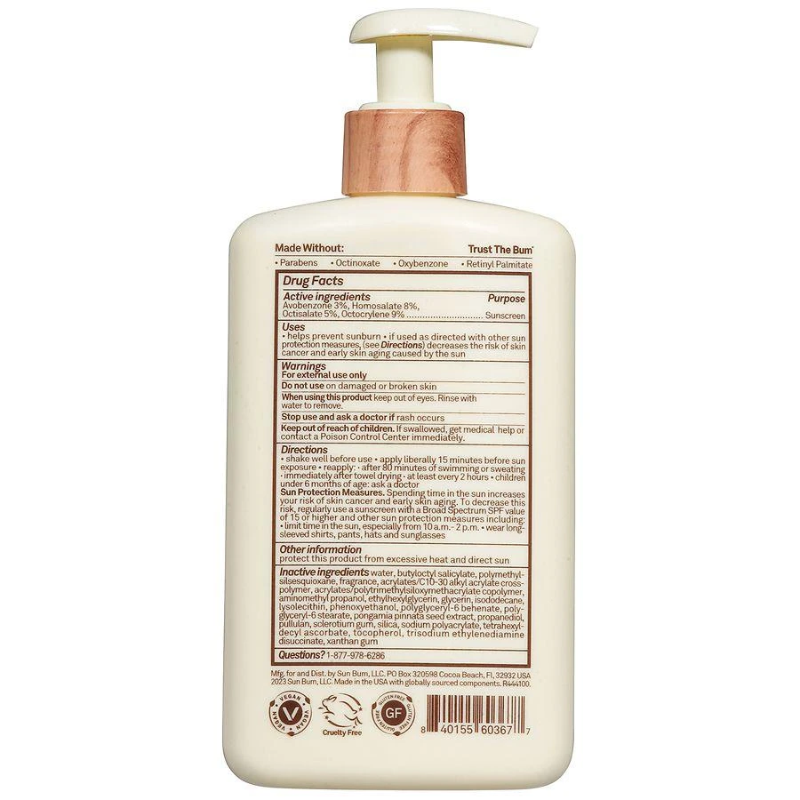 Sun Bum Daily Body Sunscreen Lotion SPF50 3