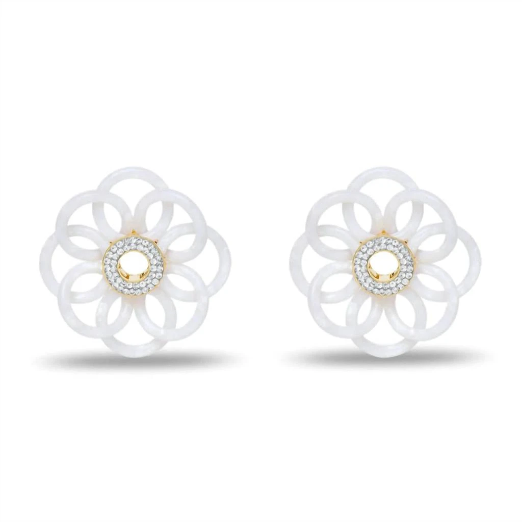 LELE SADOUGHI Lele Sadoughi - Women
s Mother Of Pearl Marigold Earrings