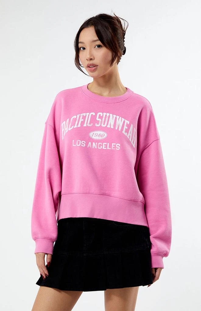 PacSun Vintage Pacific Sunwear Cropped Crew Neck Sweatshirt 1