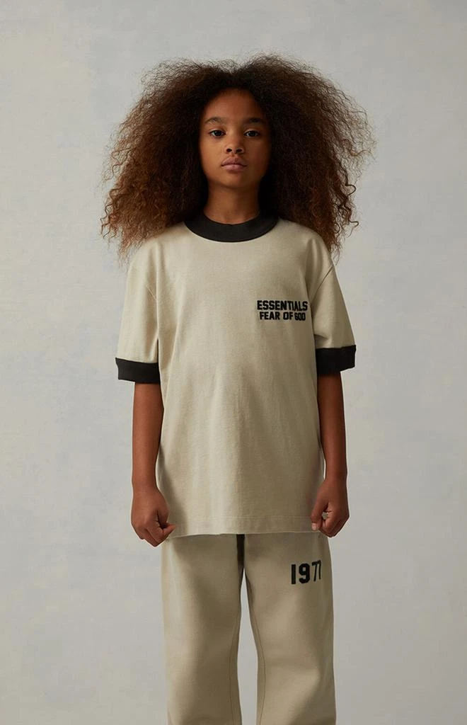 Essentials Wheat Ringer T-Shirt 2