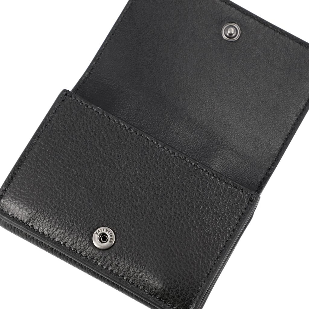 balenciaga Balenciaga Men's Essential mini folded wallet in black 3