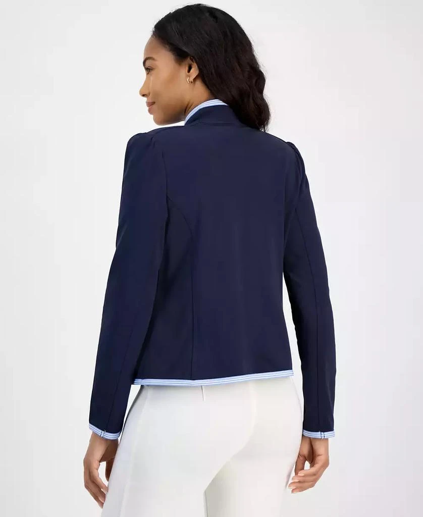 Tommy Hilfiger Women's Contrast-Trim Band Jacket 2