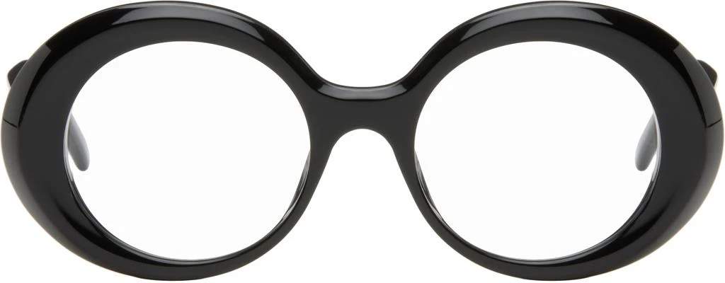 Loewe Black Oversized Round Glasses 1