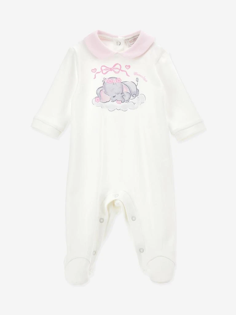 MONNALISA Monnalisa Baby Girls Dumbo Babygrow Gift Set in Ivory 3