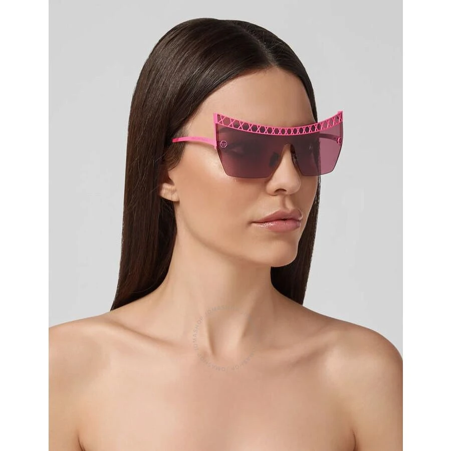 Philipp Plein Shield Ladies Sunglasses 000-WES0098-PTE003N-UUXU 2