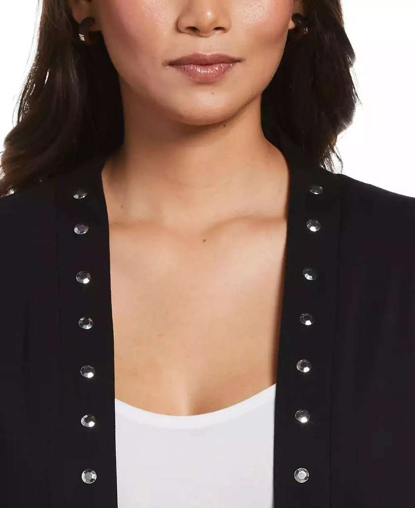 Rafaella Petite Cardigan Crew Neck Sweater 4