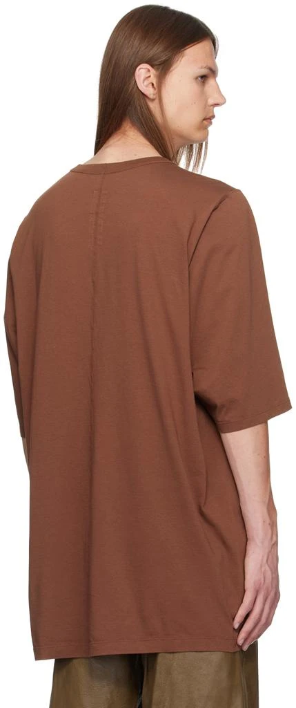 Rick Owens Brown Porterville Classic Jumbo T-Shirt 3