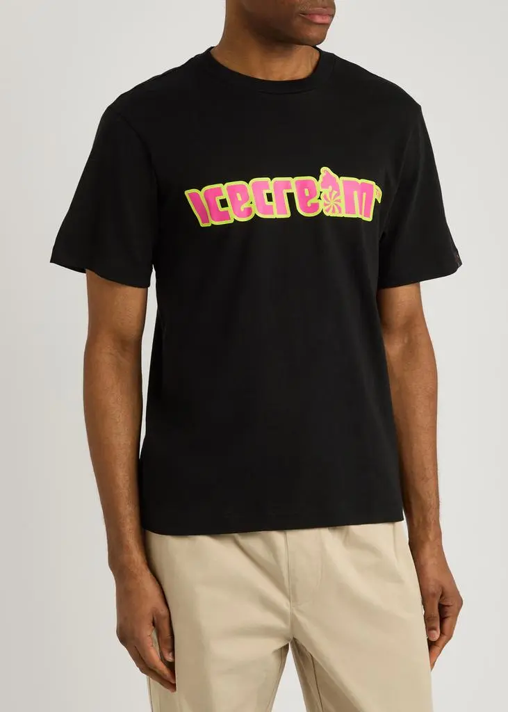 ICE CREAM Soft Serve logo cotton T-shirt 2