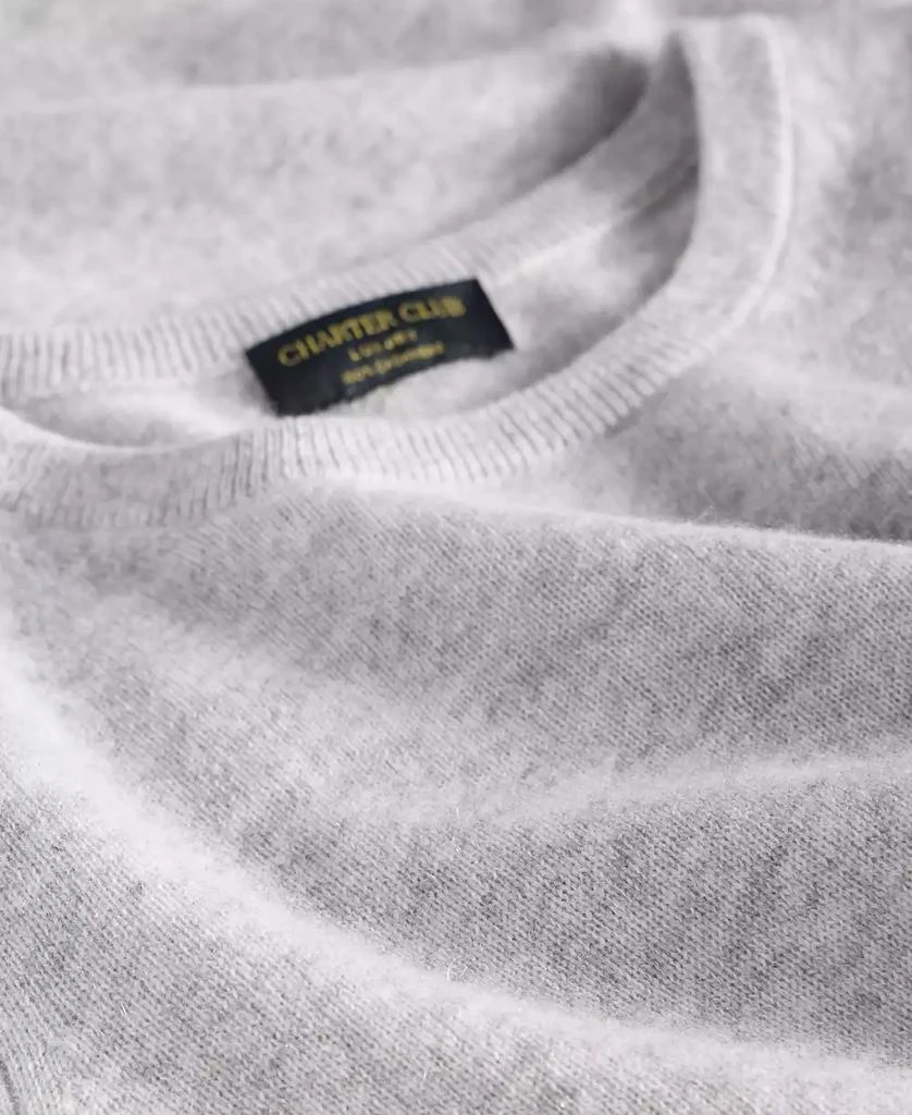 Charter Club 100% Cashmere Women's Long-Sleeve Crewneck Sweater, Created for Macy's 6