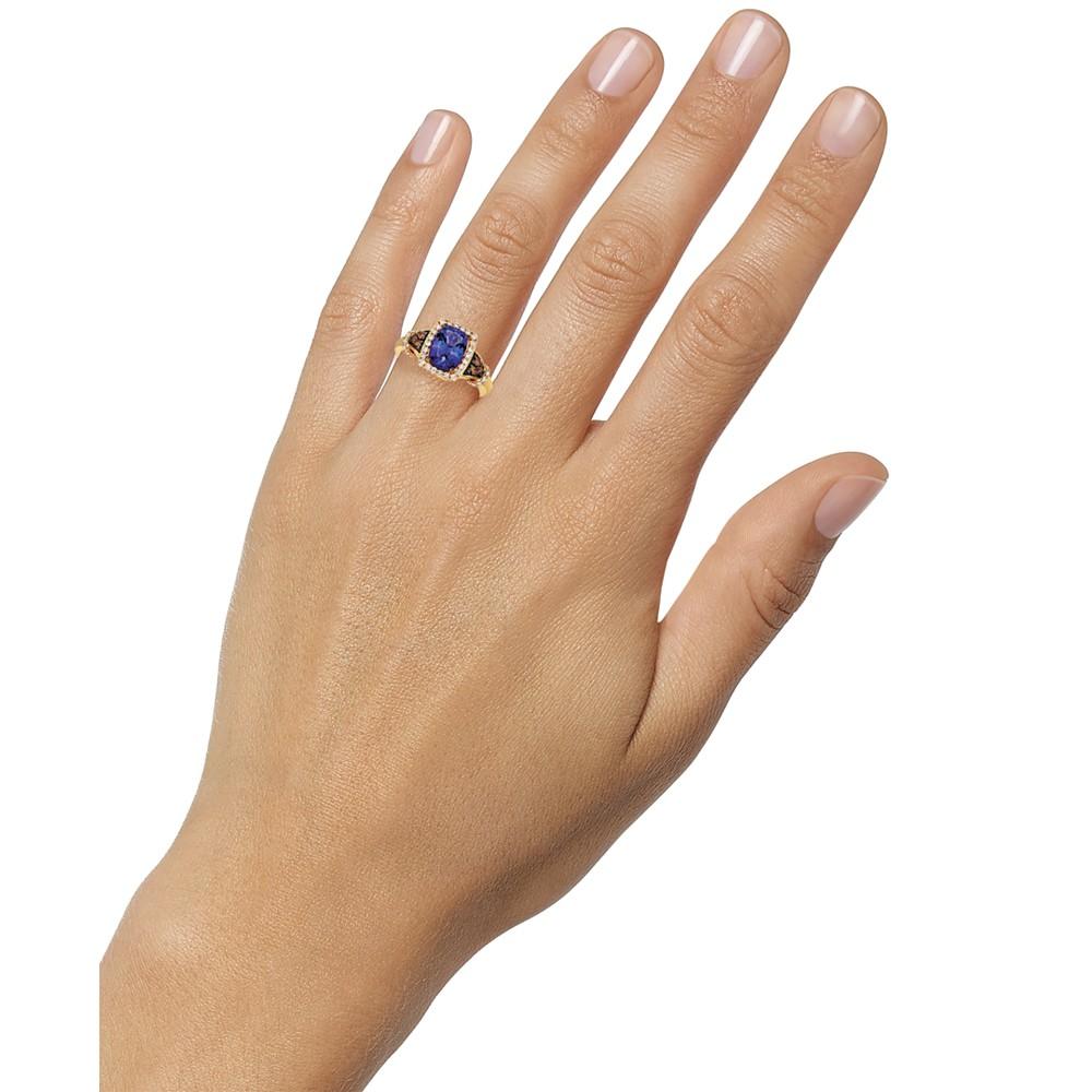 Le Vian Blueberry Tanzanite (2 ct. t.w.) & Diamond (1/2 ct. t.w.) Ring in 14k Gold (Also Available in 14K White Gold)