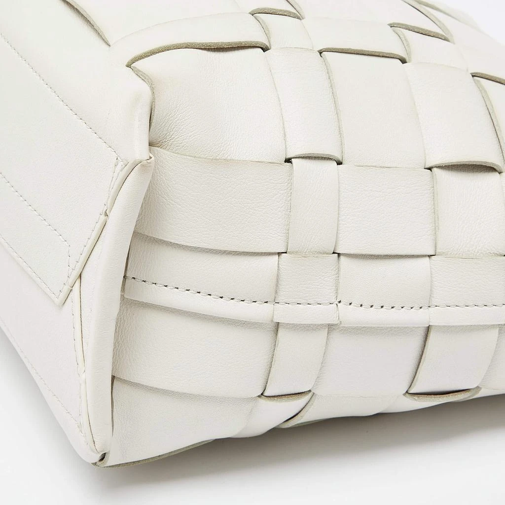 3.1 Phillip Lim 3.1 Phillip Lim Off White Woven Leather Mini Odita Lattice Bucket Bag 13