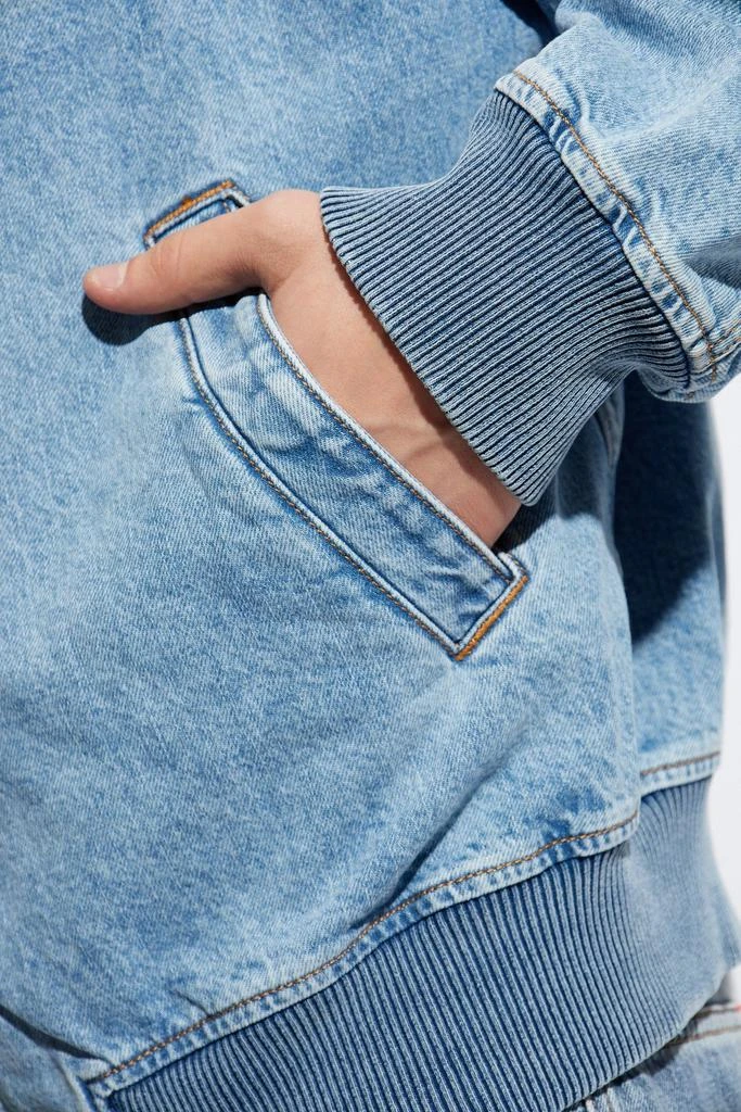 Diesel Diesel D Vinz Zipped Denim Jacket 4