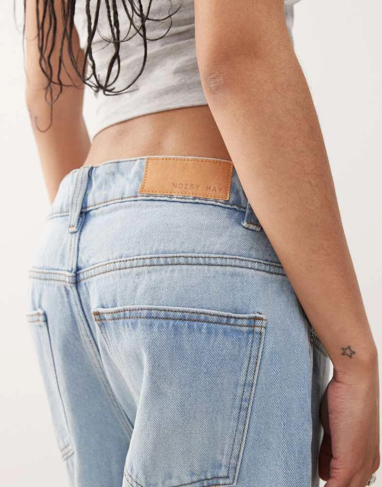 Noisy May Noisy May denim culottes in light blue wash 3