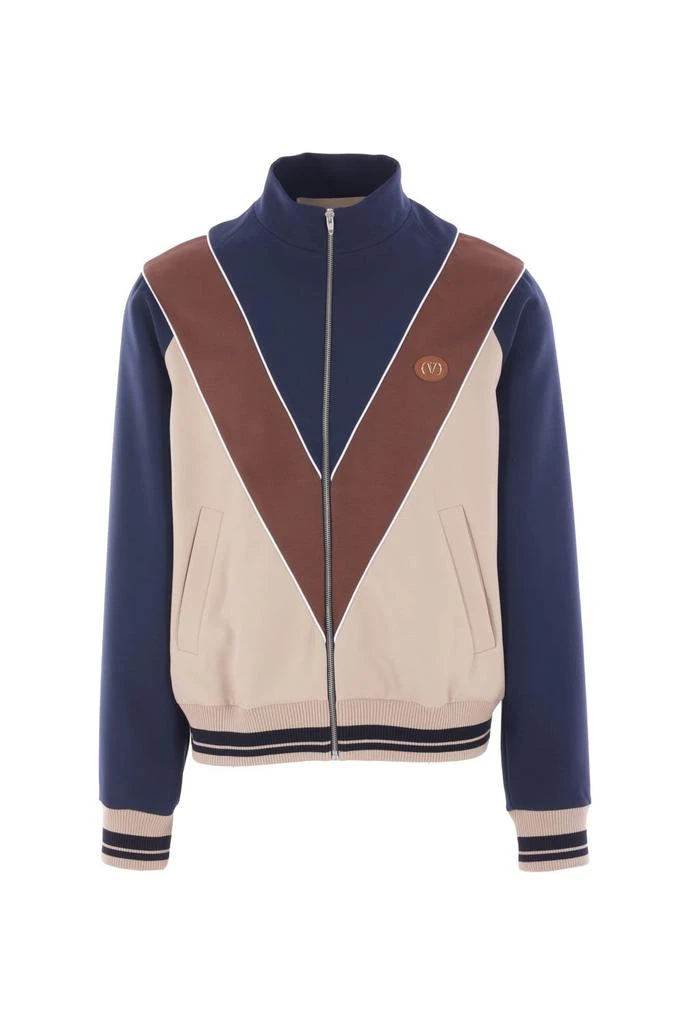Valentino Valentino Zip-Up Long-Sleeved Sweatshirt from Cettire