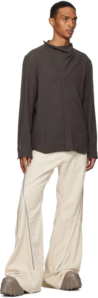 Rick Owens Gray Concordians Island Shirt 4